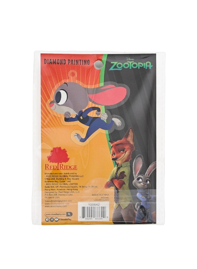 Disney Zootopia Diamond Painting Keychain Kit - Judy Hopps DIY Crystal Art Charm & Keyring for Backpacks or Bags - Fun Arts & Crafts for Kids Ages 6+ - Image 3