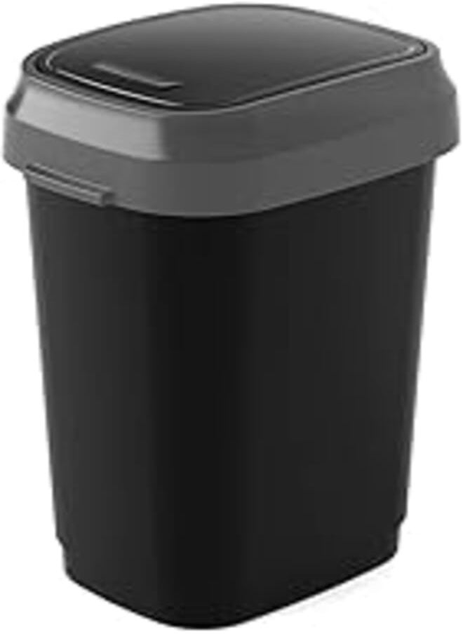 KIS - Kis Dual Swing S Bin black 10L 19x25x32H - Image 1