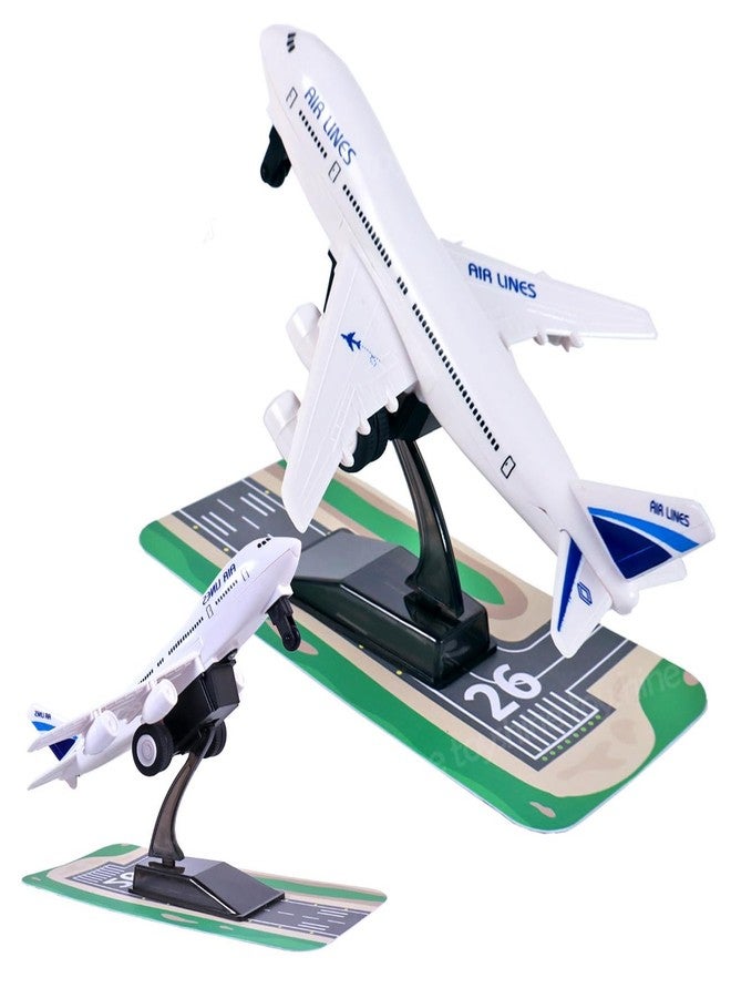 Toyshine Kids Play Vehicles Pull Back Airplane Toys for 3 4 5 6 Year Old Boys Girls-Multicolor - Image 1