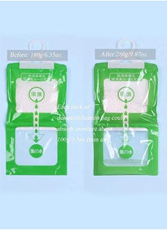 TYCOM Tycom Hanging Anti  mold Deodorizing Moisture Proof Desiccant absorber Bag and Odor Eliminator Hanging Bags to Rid Damp in Closet Cars Bathroom wardrobes Basement Gym Bag Humidity Bags-6Pcs  - Image 5
