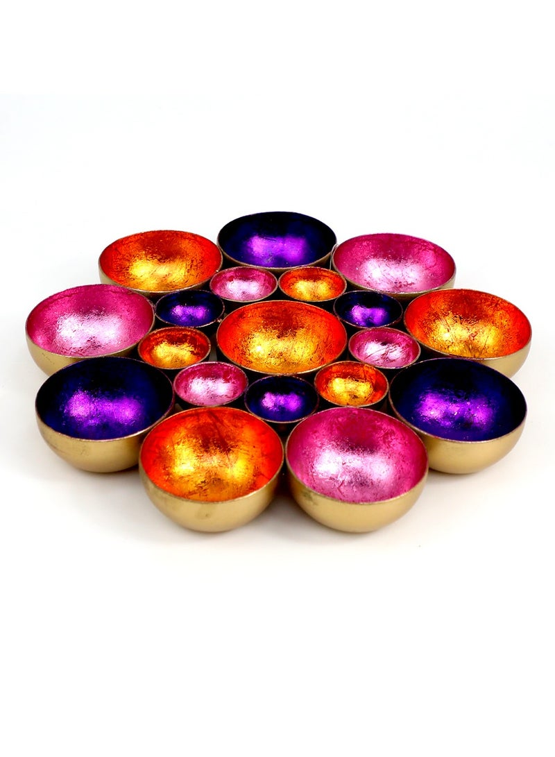 Madhoor Metal Flower Tealight Design  Holder