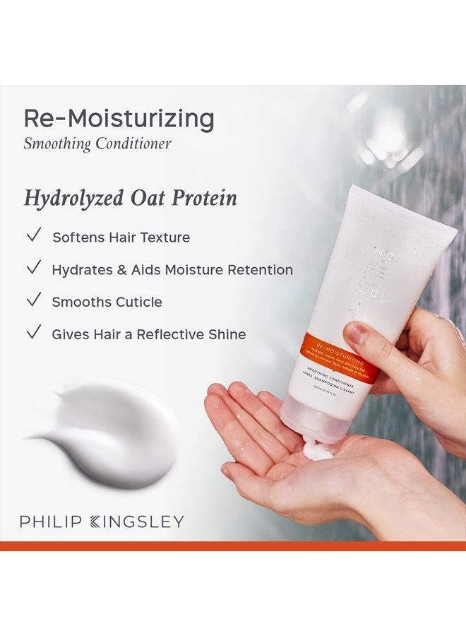 Philip Kingsley Re-Moisturizing Conditioner Smoothing for Curly, Frizzy, Wavy, Dry, Coarse Hair Hydrating Conditioner Taming, Hydrates, Tames, and Smooths, 6.76 oz - Image 3