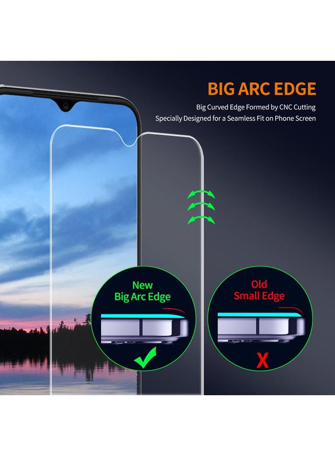 erorex For Nokia C12 2Pcs 9H Big Arc Edge High Aluminum-Silicon Tempered Glass Film - Image 4
