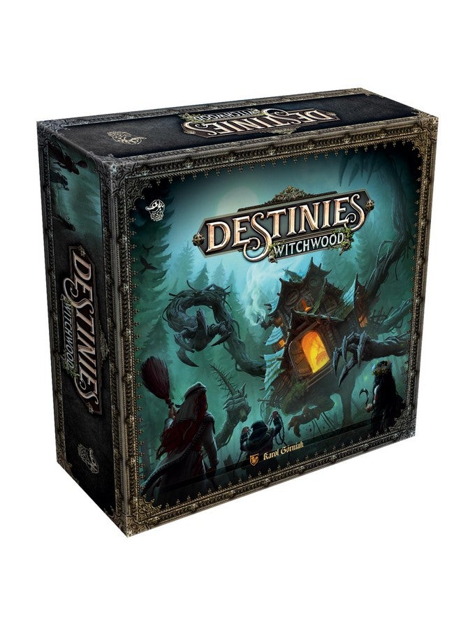 LUCKY DUCK GAMES توسعة لعبة لوحية ديسيتنيز ويتش وود - مغامرة مستوحاة من الفولكلور مدفوعة بالقصة للأطفال والبالغين، أعمار 14 عامًا فما فوق، 1-3 لاعبين، وقت اللعب 90-150 دقيقة، من إنتاج لوكي داك جيمز - Image 1