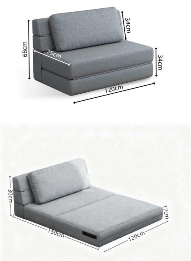 NEWLAN Multifunctional Folding Sofa Bed: The Ultimate Space-Saving Solution with 3 Modes, Stylish Design, Premium Comfort, and Smart Packaging for Modern Small Living Spaces - Image 2