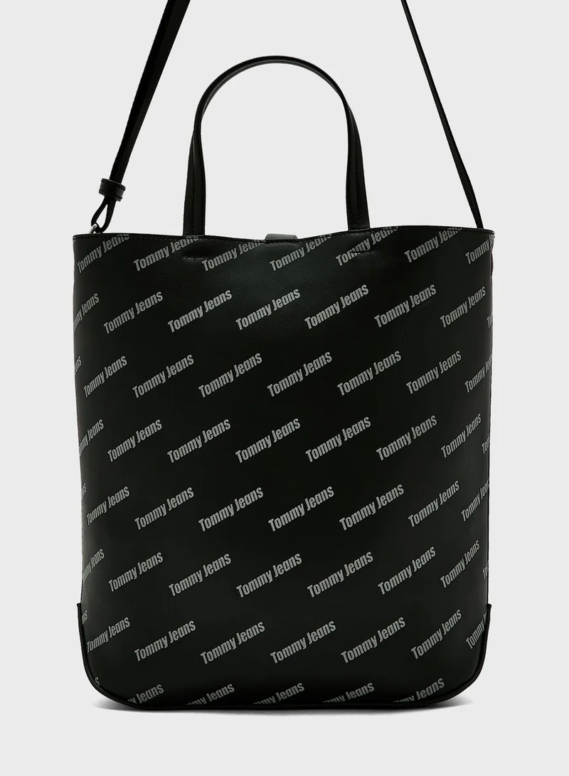 TOMMY HILFIGER Must Logo Detailed Tote Bag