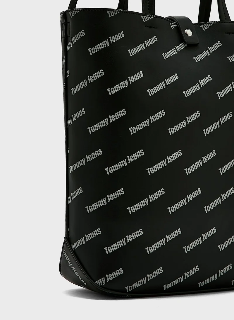 TOMMY HILFIGER Must Logo Detailed Tote Bag