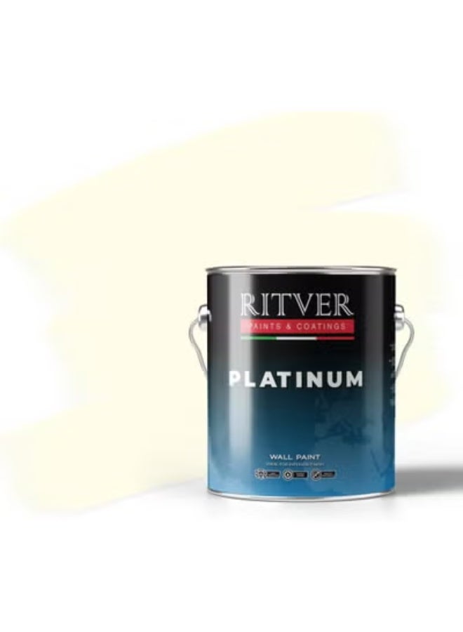Ritver Silk Emulsion Paint for Home Decor, Premium Interior Wall Paint for Smooth Finish & Modern Wall Decor, Premium Low Odor Home Wall Paint - White