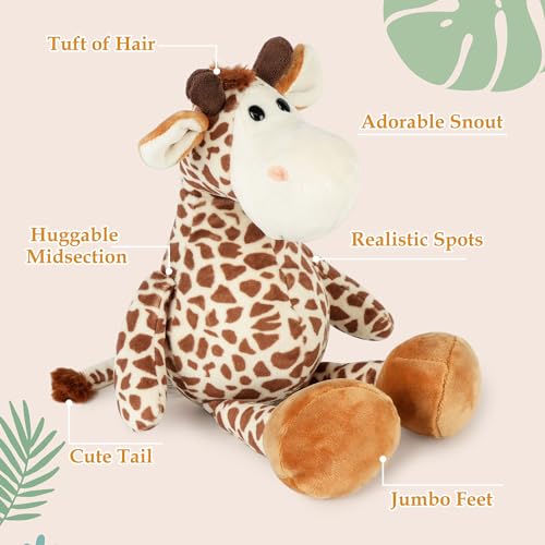 BenBen Giraffe Stuffed Animal 12 Baby Giraffe Plush Toy Cute Plushies Gift for Kids Boys Girls Baby Shower Easter Decoration - Image 5