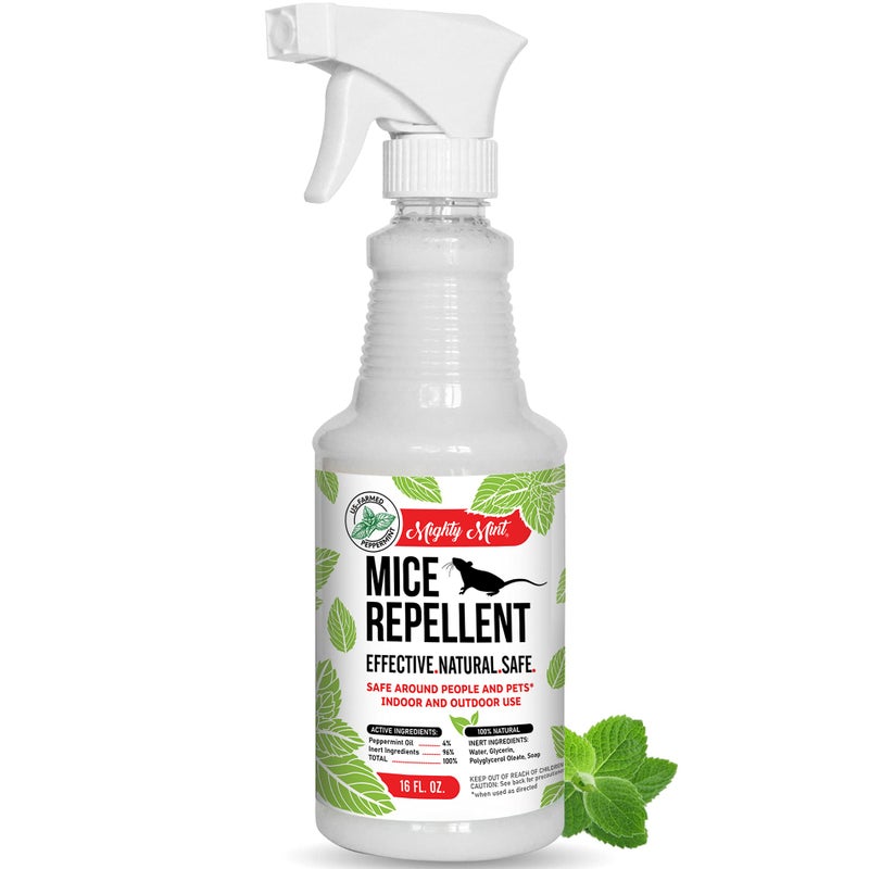 Mighty Mint 16oz Peppermint Oil Mice Repellent Spray