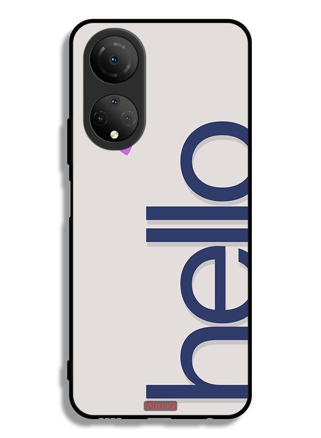 Tolwak Honor X7 Protective Case Cover Hello - Image 2