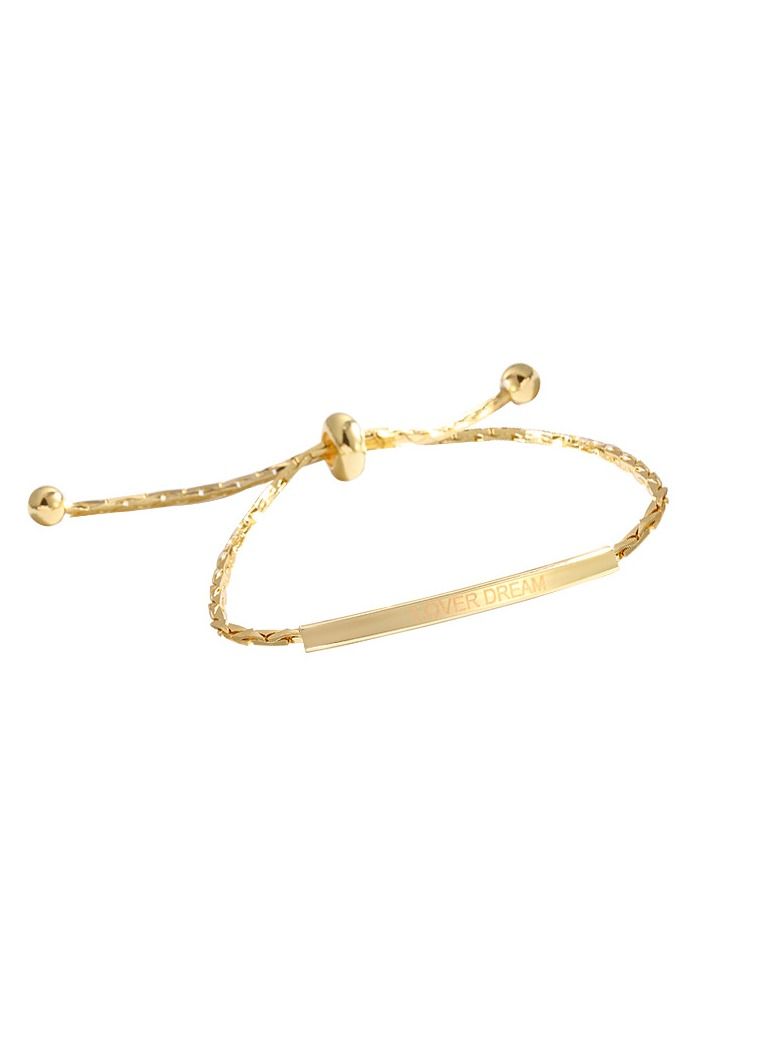 Korean New Light Luxury Small and Versatile Style Letter Bracelet  - Image 1