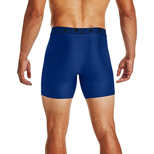Under Armour mens Tech 6-inch Boxerjock 2-Pack, Royal (400)/Academy Blue, 5X-Large - Image 2