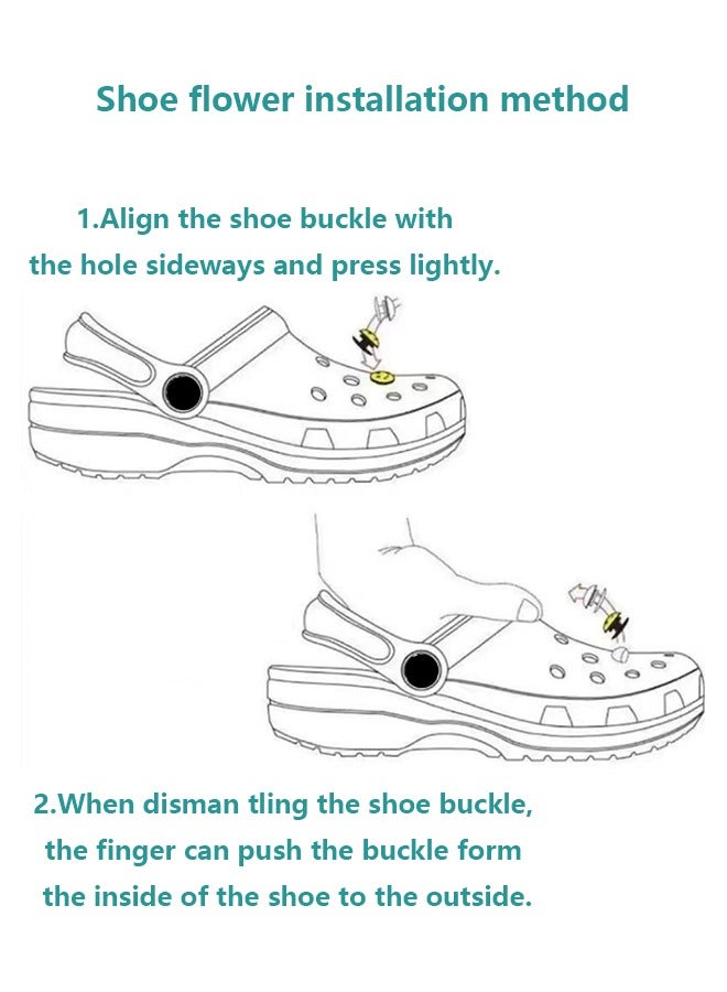 يونيك 15 قطعة من أبازيم الأحذية من سلسلة الأميرة - أبازيم أحذية سلسلة الرسوم المتحركة - لأحذية الثقب ، زخرفة الصندل ، هدايا للأطفال والأولاد والبنات والرجال والنساء - Image 5