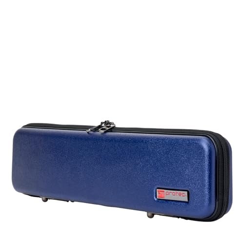 Protec Micro ZIP Flute Case B C Foot Blue Model BM308BX - Image 1