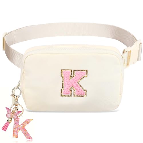 Kejea Belt Crossbody Bag for Girls Women - girls fanny pack ages 8-12 Teen Birthday Gifts Small Waist Packs Trendy Kids Fanny Pack K, Beige - Image 1