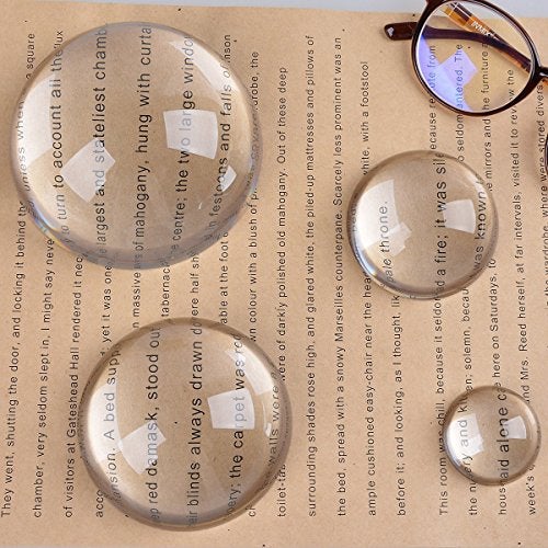 LONGWIN Crystal Dome Magnifier/Paperweight Reading Magnifying Glass-2.4 Inch - Image 3