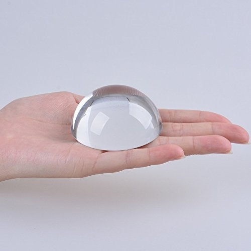 LONGWIN Crystal Dome Magnifier/Paperweight Reading Magnifying Glass-2.4 Inch - Image 2
