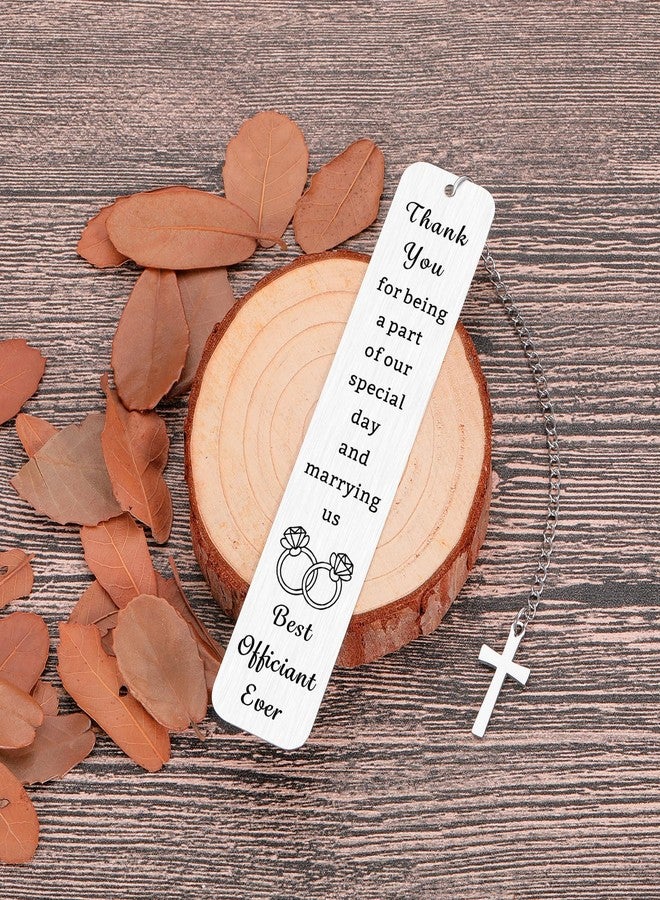 Fleure Esme Officiant Gifts for Wedding Day Officiant Bookmark Appreciation Gifts for Wedding Proposal Best Officiant Ever Thank You Gifts for Wedding Coordinator Planner Wedding Day Appreciation Gift for Pastor - Image 5
