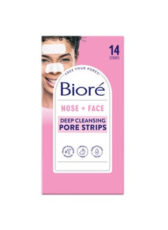 Biore Deep Cleansing Pore Strips Combo Pack, 14 strips