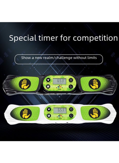 Yuxin Rubik's Cube Three Generation Four Generation Timer Racing Competition Special External Display Timer Stacked Cup Timing-Color:Yuxin Third Generation Timer Black