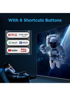 erorex Newest Universal Remote Control Replacement For Tcl Mini Led Qled 4K Uhd Smart Tv 75R646 65R646 55R646 75S546 65S546 55S546 50S546 43S446 50S446 55S446 65S446 75S446 85S446 No Voice Function  - Image 4