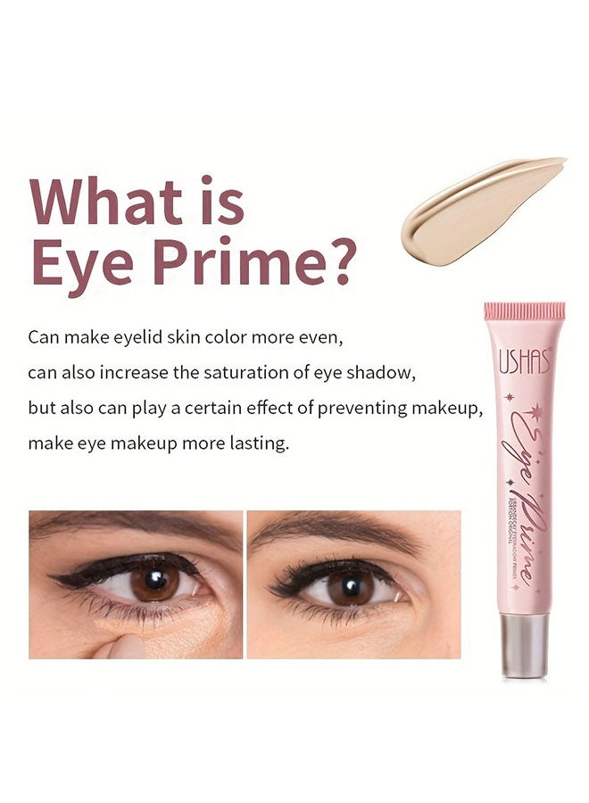 Ushas Eye Primer, Can Make The Skin Color Of Eyelid More Even, Increase The Saturation Of Eye Shadow, And Make The Eye Makeup More Lasting, Suitable For Makeup Use #01 - Image 2
