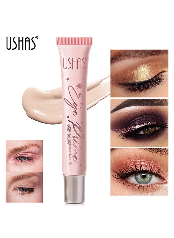 Ushas Eye Primer, Can Make The Skin Color Of Eyelid More Even, Increase The Saturation Of Eye Shadow, And Make The Eye Makeup More Lasting, Suitable For Makeup Use #01 - Image 1
