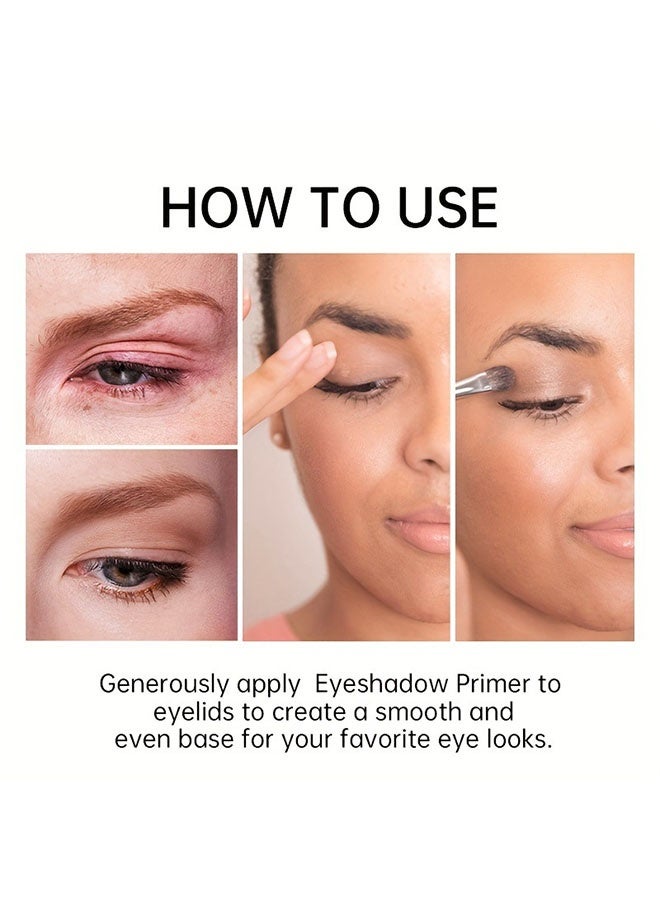 Ushas Eye Primer, Can Make The Skin Color Of Eyelid More Even, Increase The Saturation Of Eye Shadow, And Make The Eye Makeup More Lasting, Suitable For Makeup Use #01 - Image 5