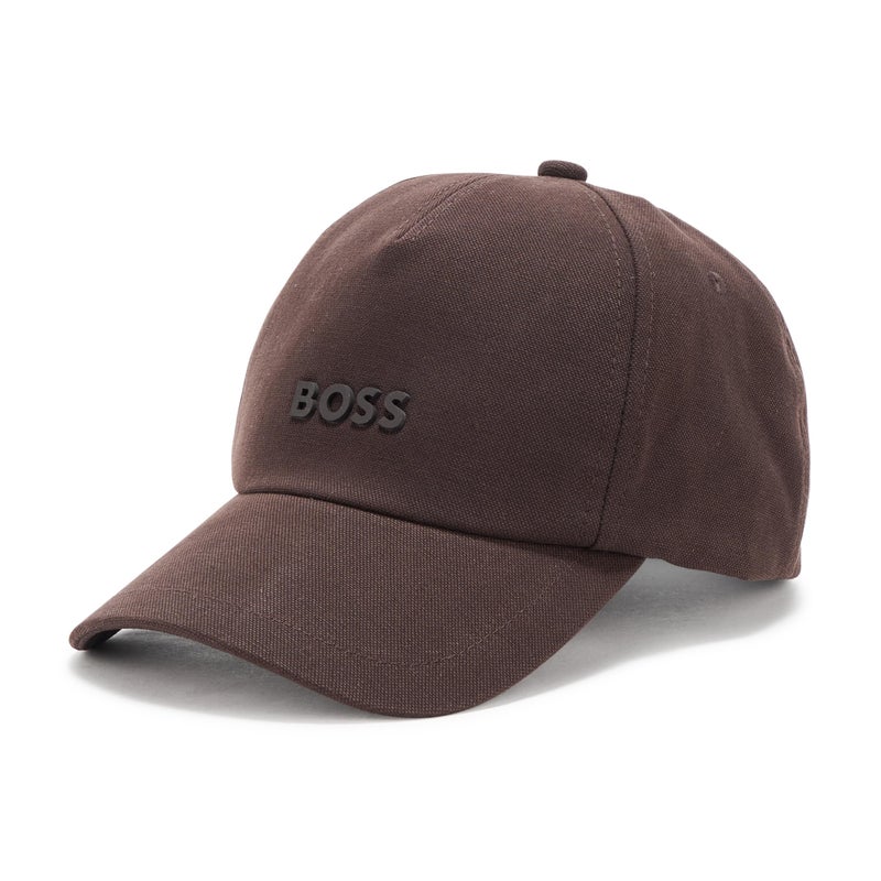 BOSS Cotton Twill Center Logo Cap Coffee Beans PCE - Image 2