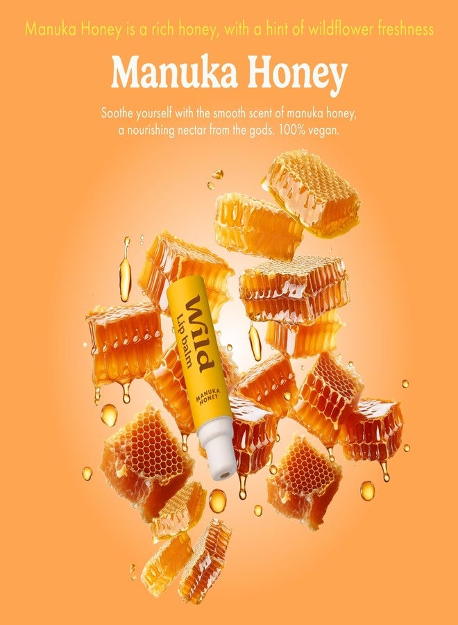Wild Refillable Lip Balm - 3 Pack of Lip Balm Refills in a Variety of Scents - Includes Passionfruit Swirl, Coconut & Vanilla and Manuka Honey Scents - Beeswax Free - Image 4