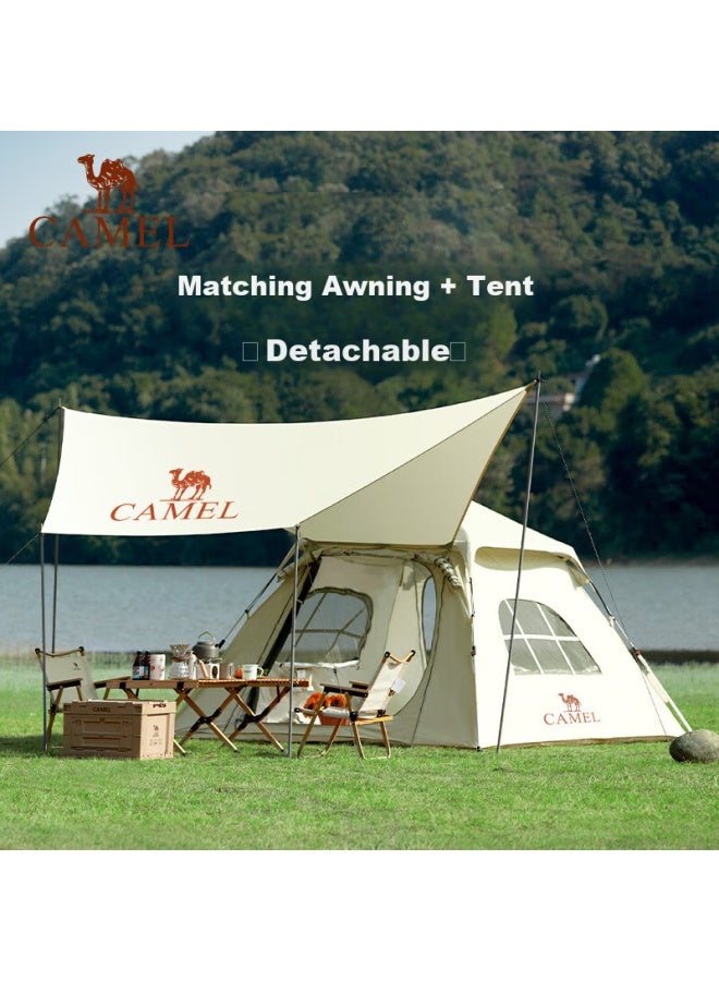 Camel Outdoor Camping Tent And Canopy Two-in Portable Folding Rainproof Outdoor Camping All-in 173ba6b109 - Image 2