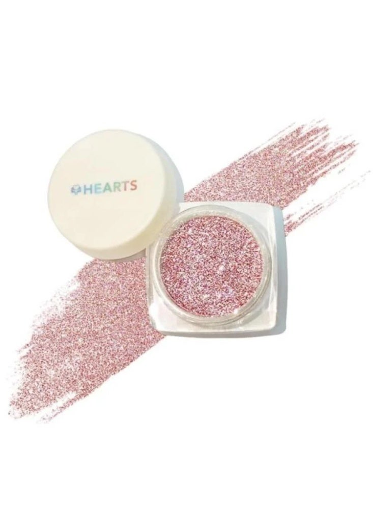 Hearts Loose Glitter Powder