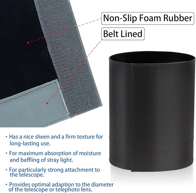 Astromania Flexible Dew Shield for Telescope Front Outer Diameter from 203-221mm Diameter - Keep Dew Away and Gives You Clear observing for The Entire Night - Image 4