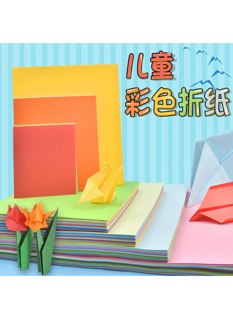 Generic Square Colored Origami Paper for Kids DIY Crafts 15*15cm ten colors (100 sheets/bag) 