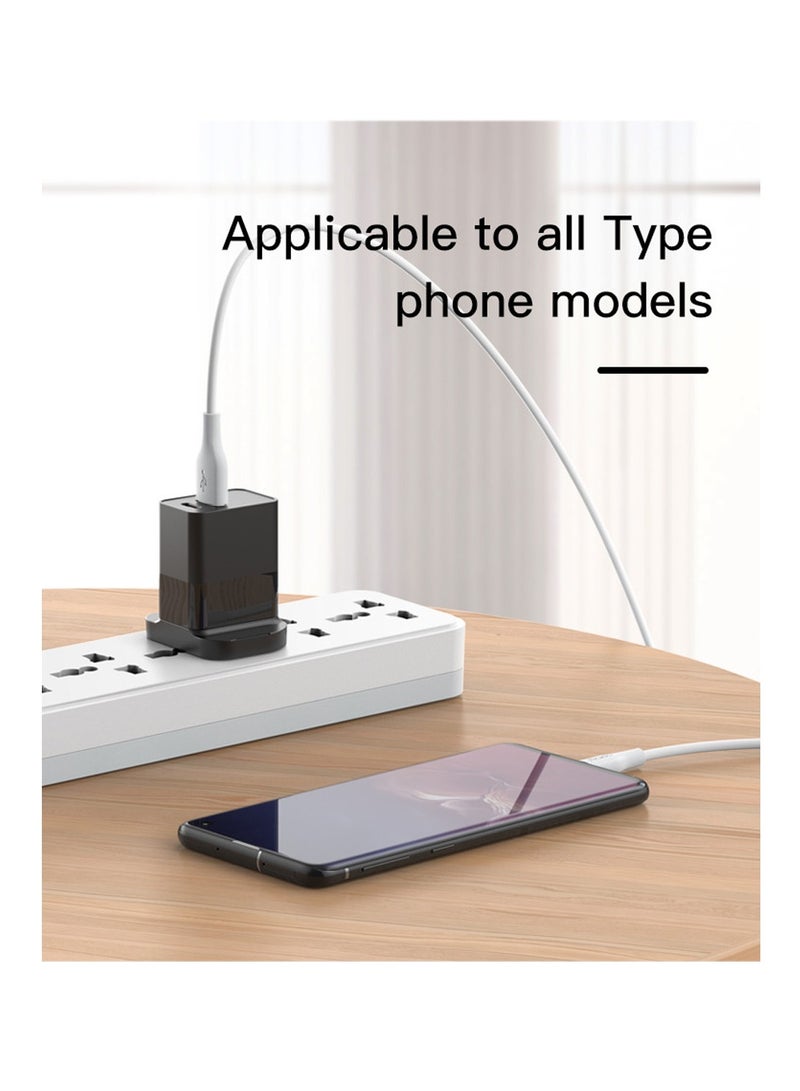 Yesido CA72 Support QC3.0 1.2M Fast 5A USB to Type-C Transmission Data Phone Charging Data Cable - White - Image 4