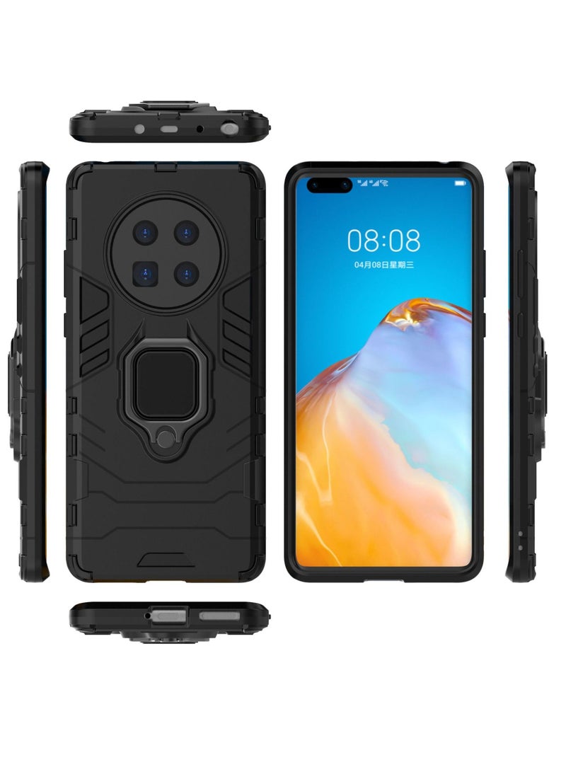 Black Protective Cover With Ring Bracket For Huawei - Image 2