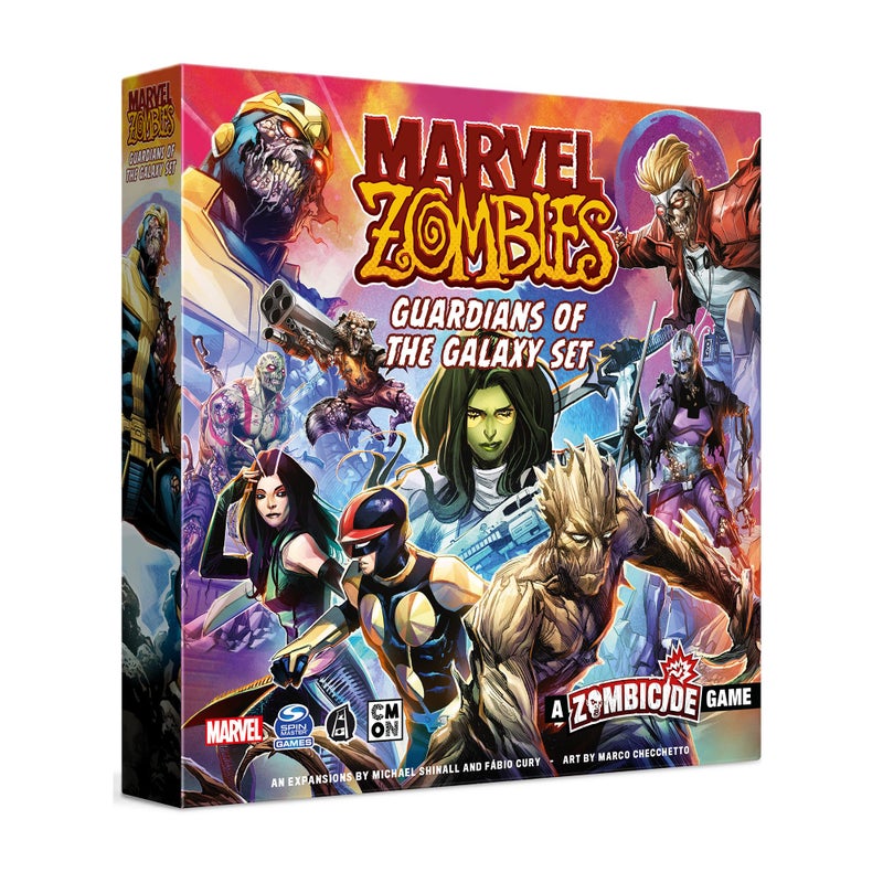 CMON Marvel Zombies: A Zombicide Game - Guardians of The Galaxy - Fight The Undead Threat in The Depths of Space! Cooperative Strategy Game, Ages 14+, 1-6 Players, 90 Minute Playtime, Made - Image 1