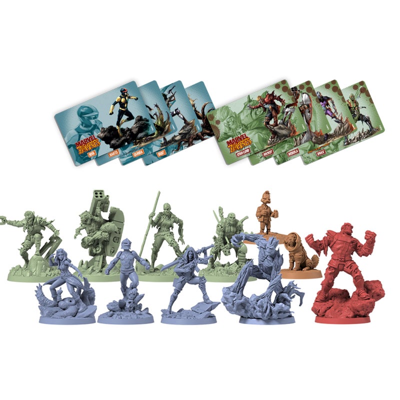 CMON Marvel Zombies: A Zombicide Game - Guardians of The Galaxy - Fight The Undead Threat in The Depths of Space! Cooperative Strategy Game, Ages 14+, 1-6 Players, 90 Minute Playtime, Made - Image 2