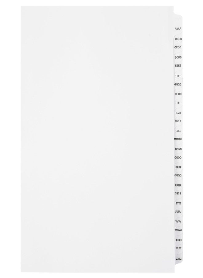 Exhibitindexes® Exhibit Tabs AAAA-ZZZZ (4A-4Z) Legal Tabs Made in USA - Image 5