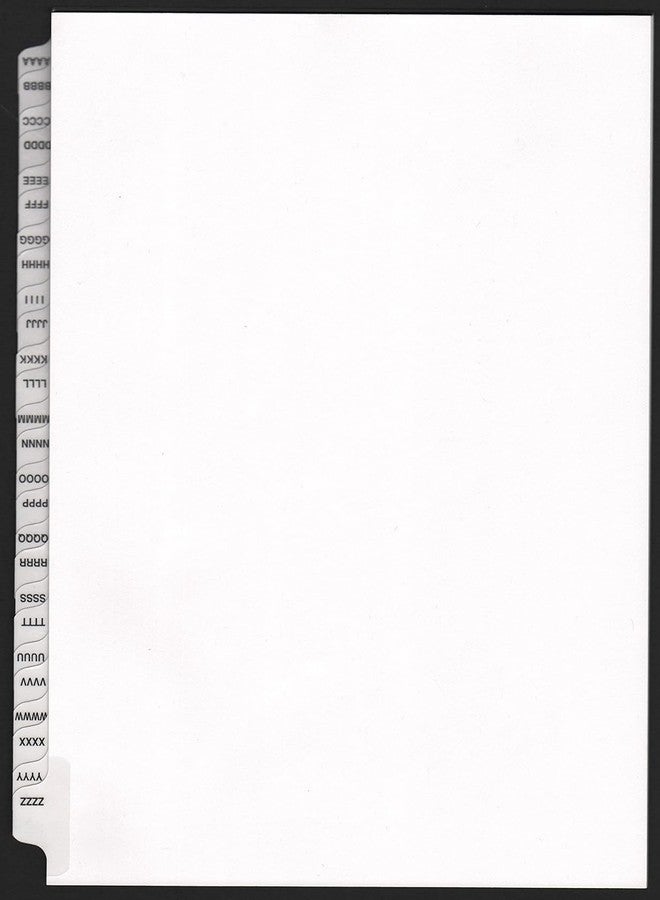 Exhibitindexes® Exhibit Tabs AAAA-ZZZZ (4A-4Z) Legal Tabs Made in USA - Image 4