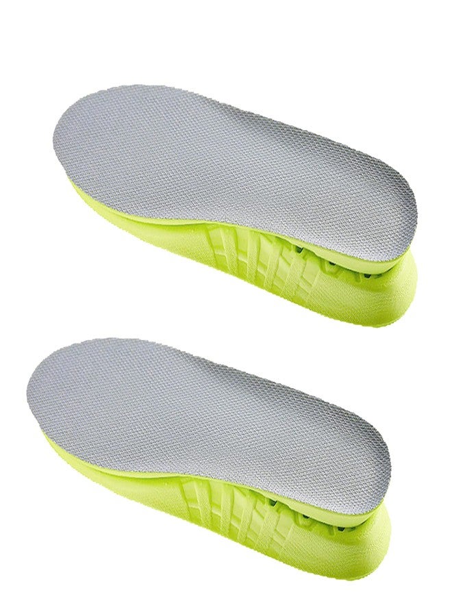 xiaopihou 2 Pairs Honeycomb Elastic Shock Absorbing Shoe Insoles Breathable Sneaker Inserts Sports Shoe Insole Replacement Insoles for Men Women Kids (kids3-4.5 / women4-6.5) - Image 3