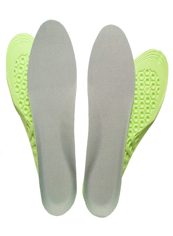 xiaopihou 2 Pairs Honeycomb Elastic Shock Absorbing Shoe Insoles Breathable Sneaker Inserts Sports Shoe Insole Replacement Insoles for Men Women Kids (kids3-4.5 / women4-6.5) - Image 1
