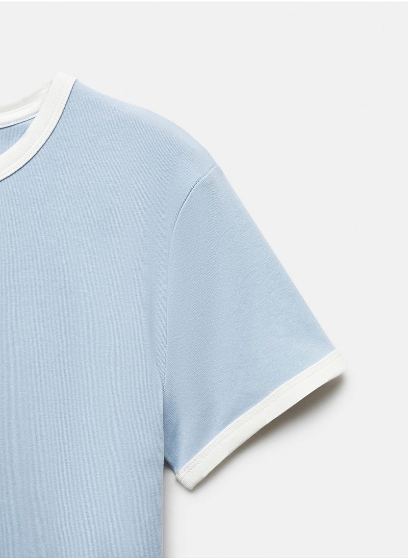 MANGO - Youth Essential Crop T-Shirt - Image 1