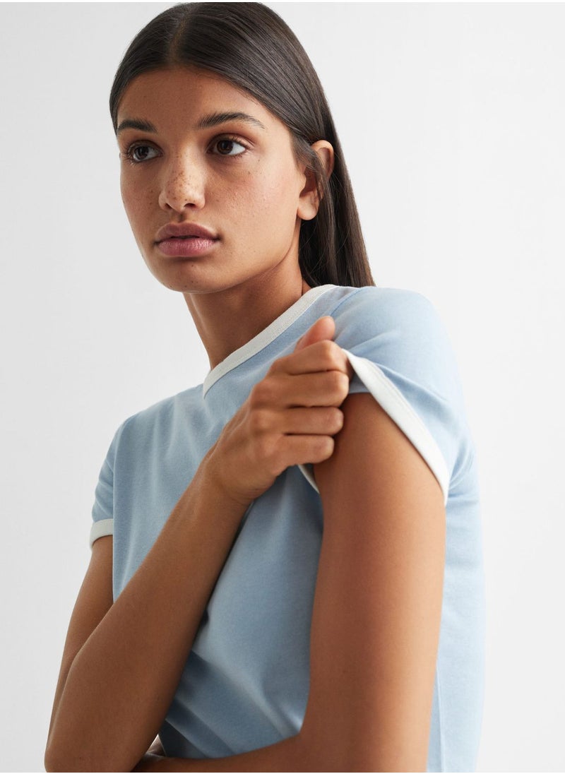 MANGO - Youth Essential Crop T-Shirt - Image 1