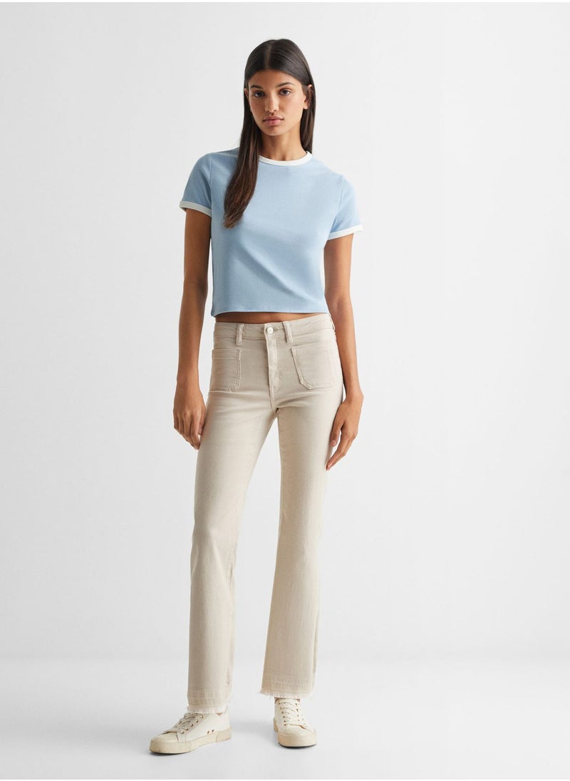 MANGO - Youth Essential Crop T-Shirt - Image 1