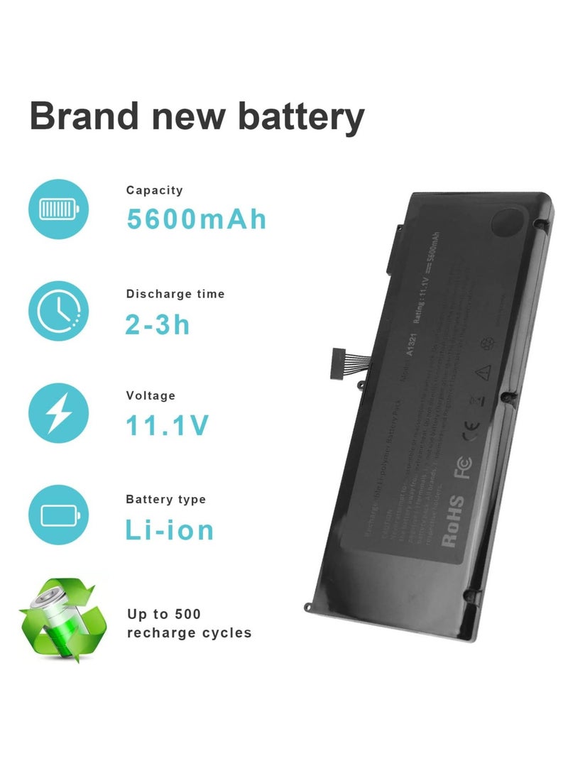 Generic A1286 A1321 Laptop Battery for Apple MacBook Pro 15-inch MB985* / A MB985LL / A MB985TA / A MB985X / A MB985CH / A MB985J / A MB985ZP / A MB986* / A MB986ZP / A MB986ZP / A MC118* / A MC46J  - Image 5