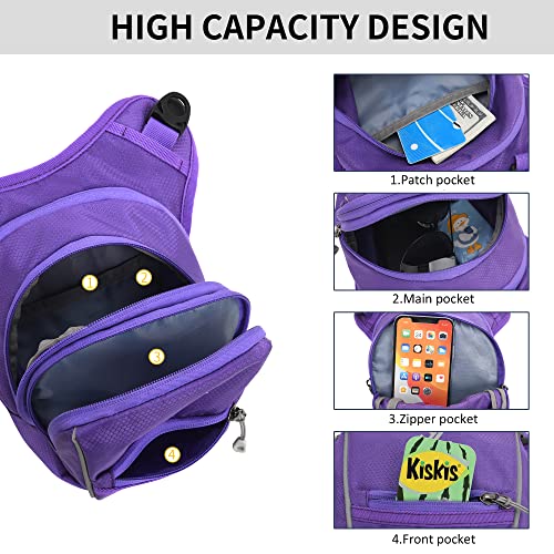 Peicees Leg Bag for Men Fanny Packs Women Men Outdoor Thigh Bags Motorcycle Ride Crossbody Backpack - Image 4