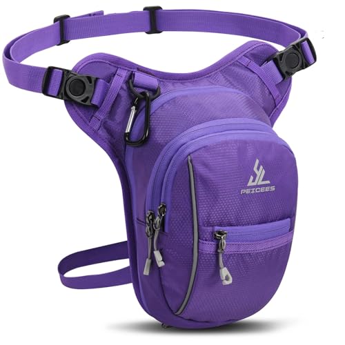 Peicees Leg Bag for Men Fanny Packs Women Men Outdoor Thigh Bags Motorcycle Ride Crossbody Backpack - Image 1