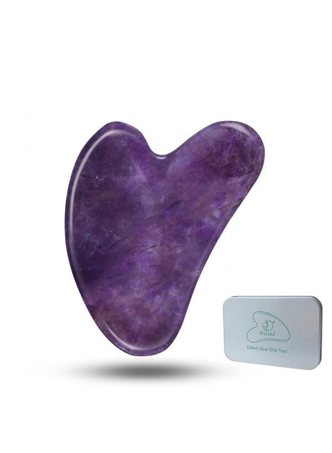 Ditind Gua Sha, Gua Sha Facial Tools, Guasha Tool for Face Tighten Skin, Gua Sha Massage Beauty Tool for Body Eyes Neck Massager with Travel Box - Image 1
